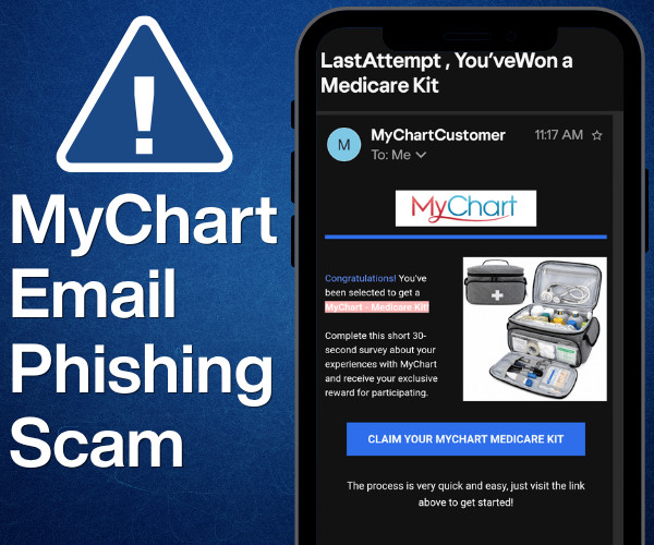 MyChart-Phishing-Scam-Social-Graphic – Piedmont Health Warning Graphic: MyChart Phising Scam